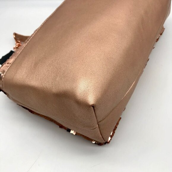 I.N.C. International Concepts Rose Gold Sequin Ajae Crossbody Bag - Picture 9 of 11